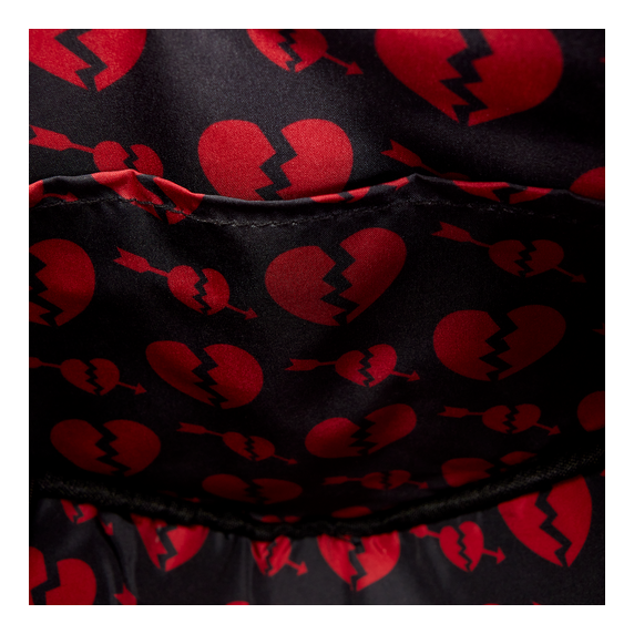 Loungefly Figural Broken Heart Crossbody Bag