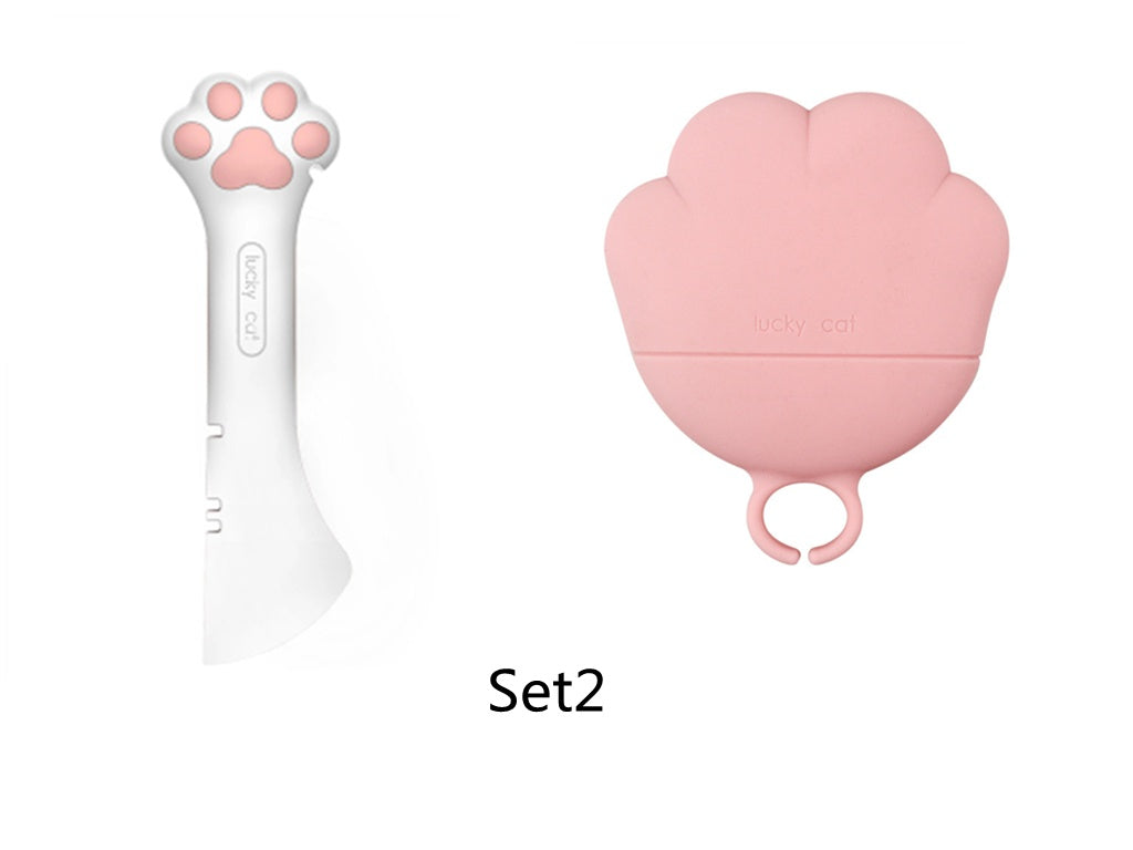 Multifunctional can opener for pet canned spoon