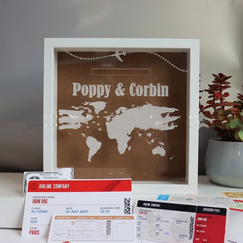 Travel Ticket Memory Box Valentine's Day Gift