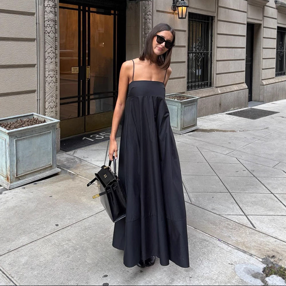 Dress Women's Summer High-grade Sleeveless Backless