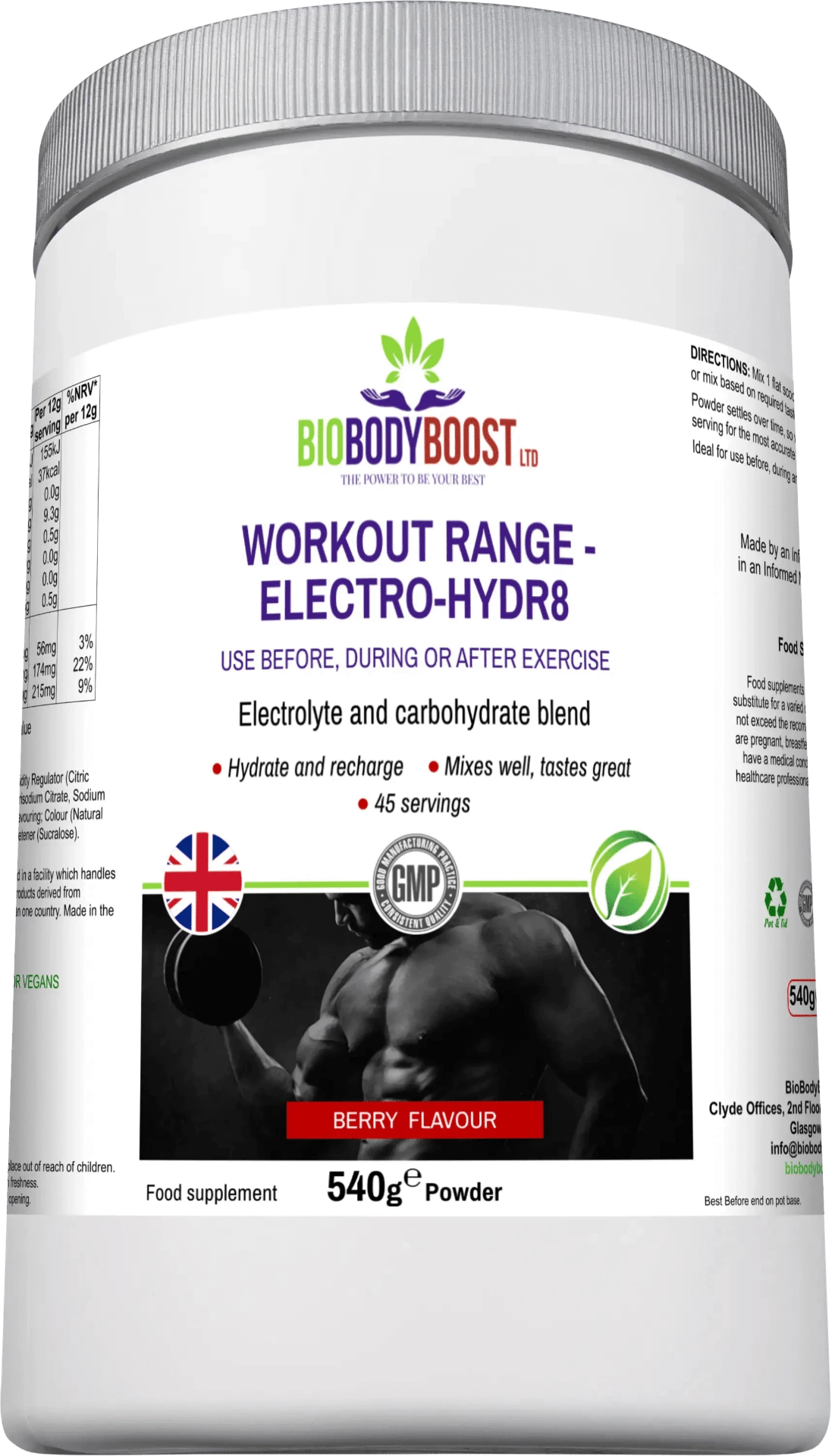 Electro-Hidr8 - Electrolyte Drink Mix Berry