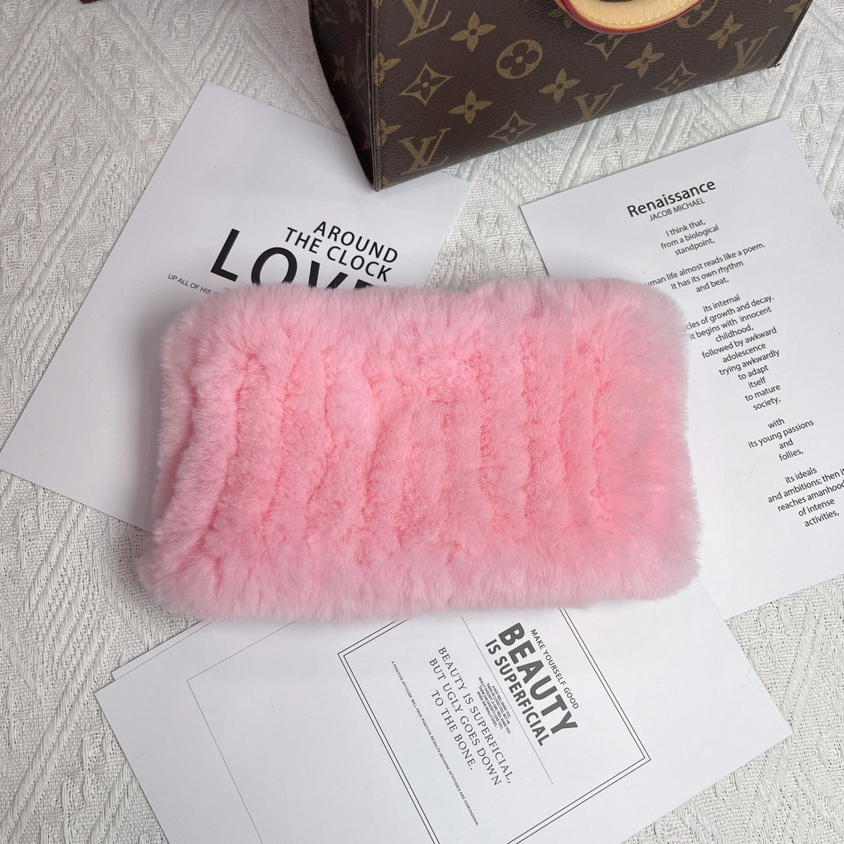Women's Versatile Fur Snood Warm Scarf