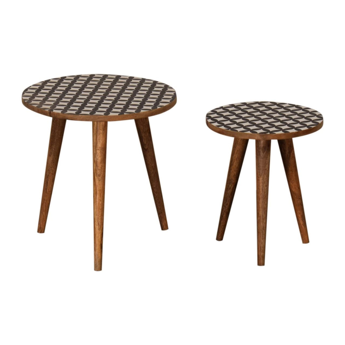 Artisan Monochrome Nesting Stools