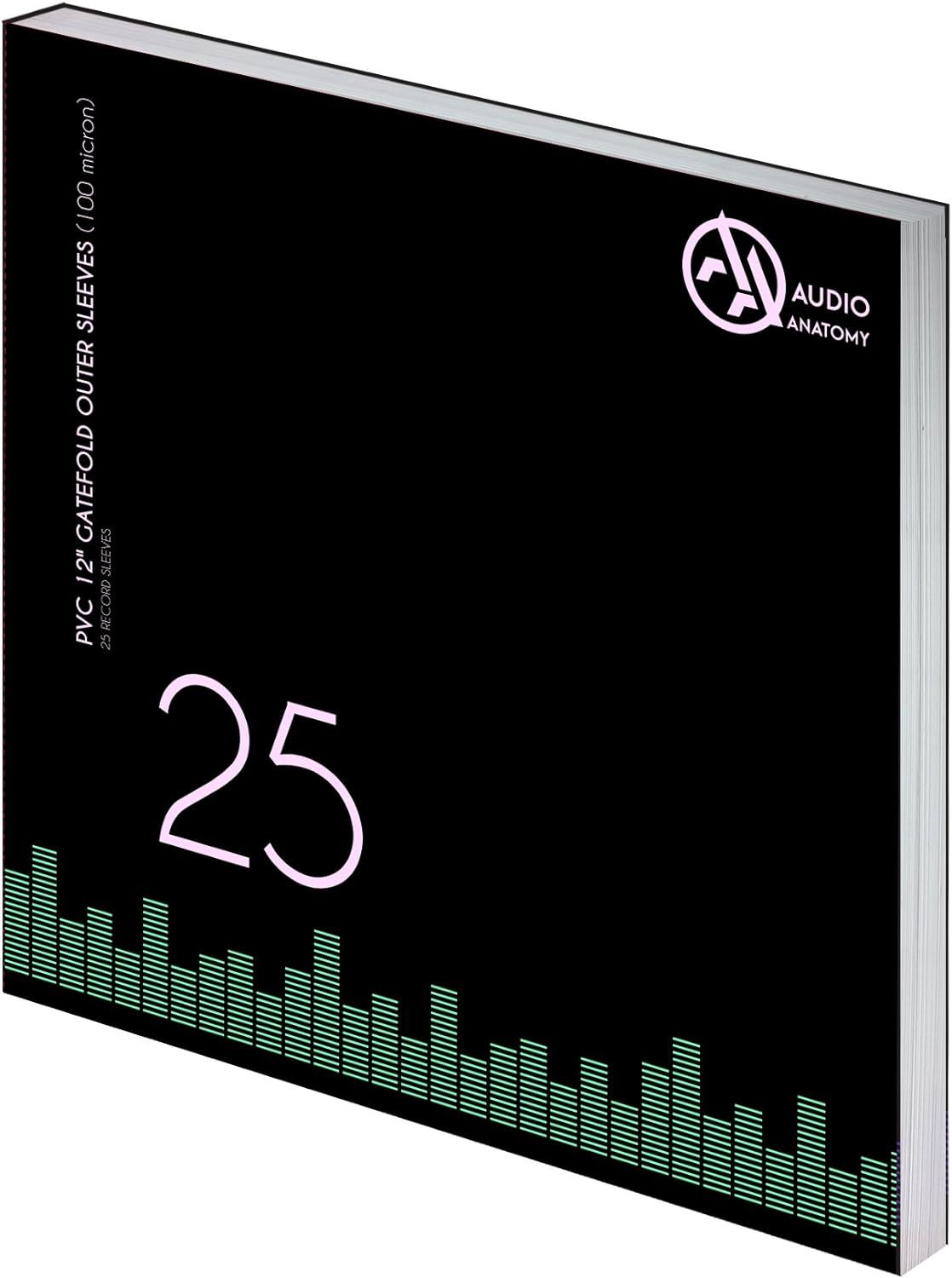 Audio Anatomy 25x PVC Gatefold Outer Sleeves 12 Inch (100 Micron)