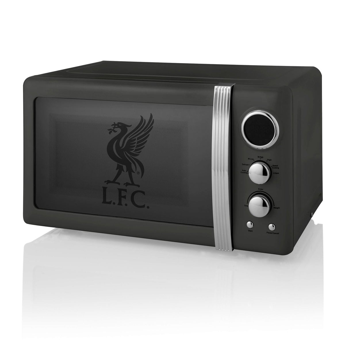 Swan Black Liverpool FC 800W Retro Digital Microwave