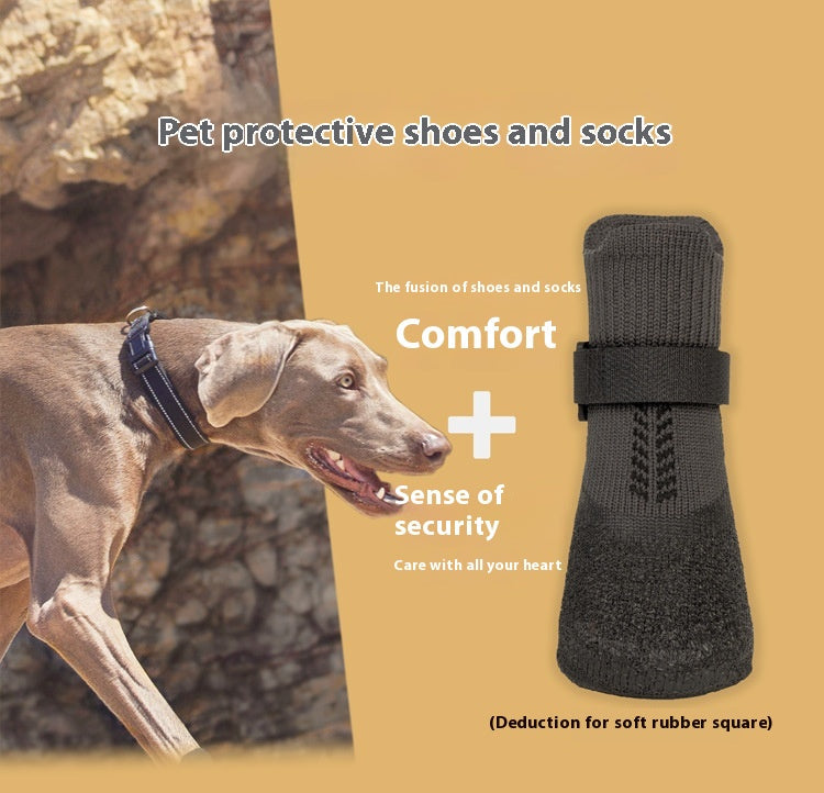 Outdoor Pet Protection Ankle Sock Small And Medium Dogs Outdoor Shoes Anti-dirty Booties