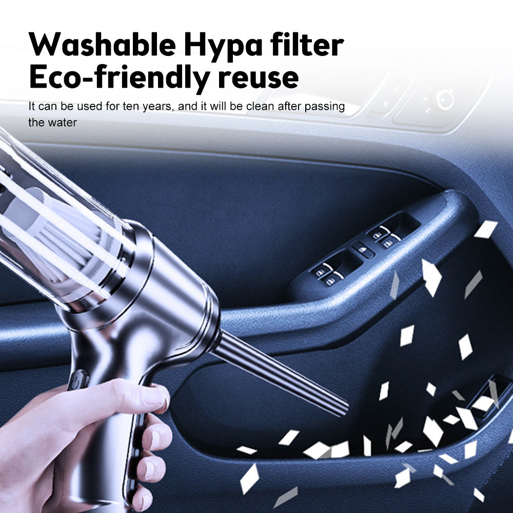 Premium Car Vacuum Cleaner - Powerful Portable Handheld Auto Detailing Tool with Strong Suction