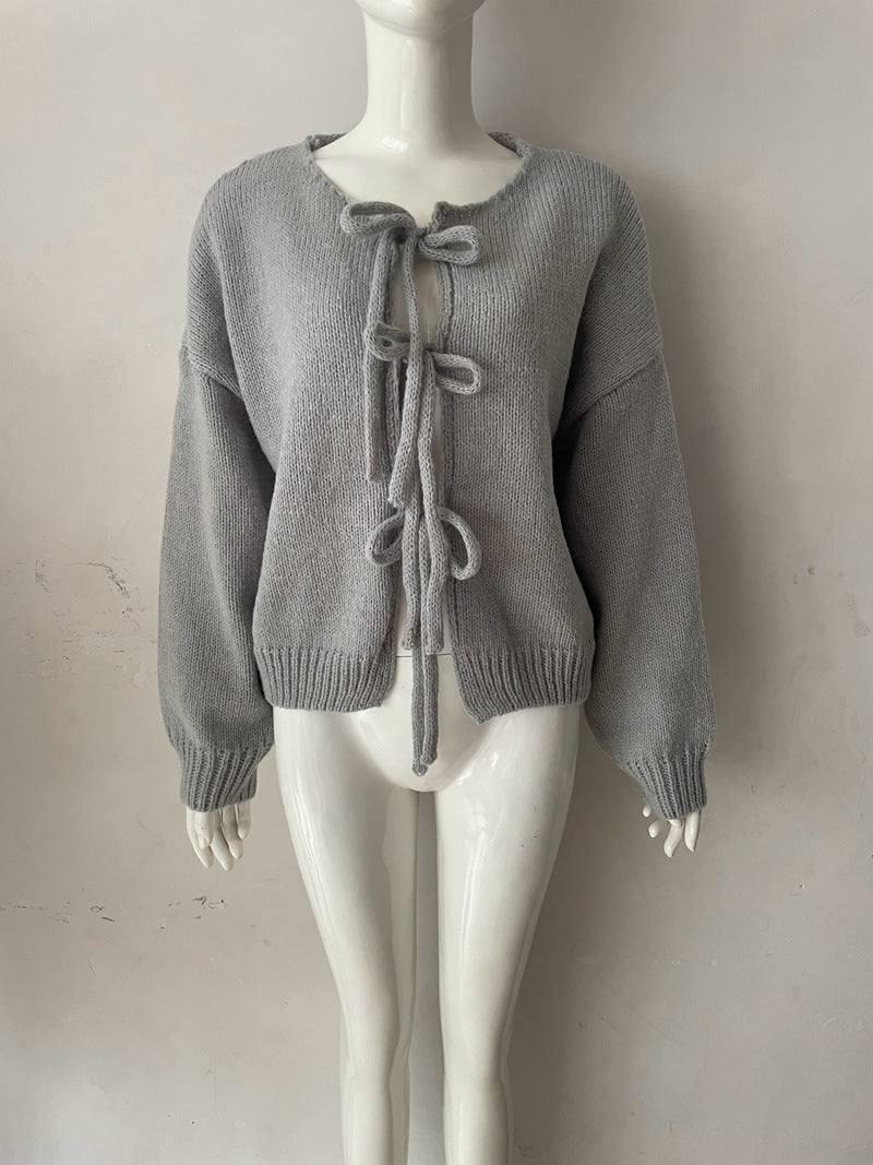Solid Color Commute Simple Sweater Women