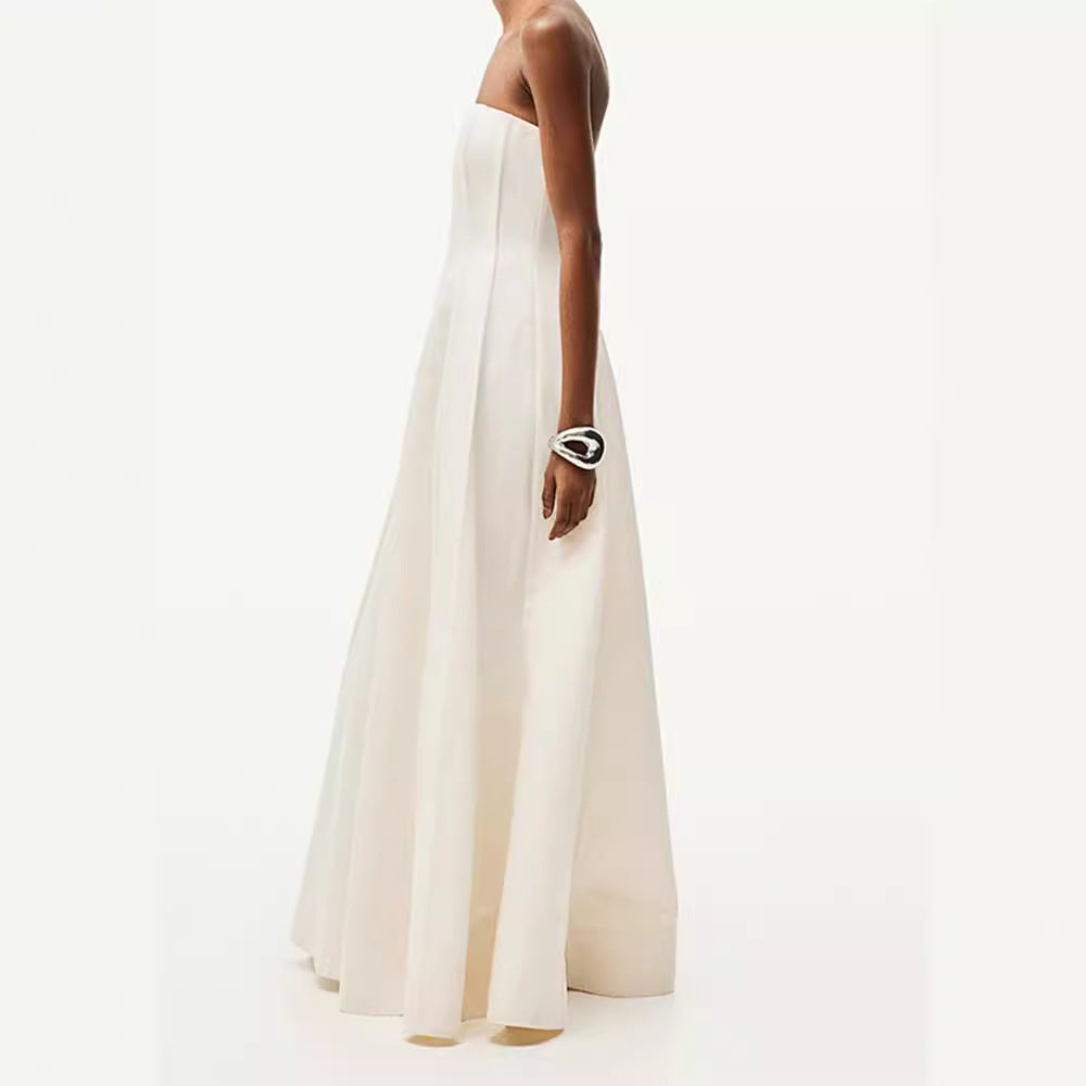 White Bra Temperament Dress Women