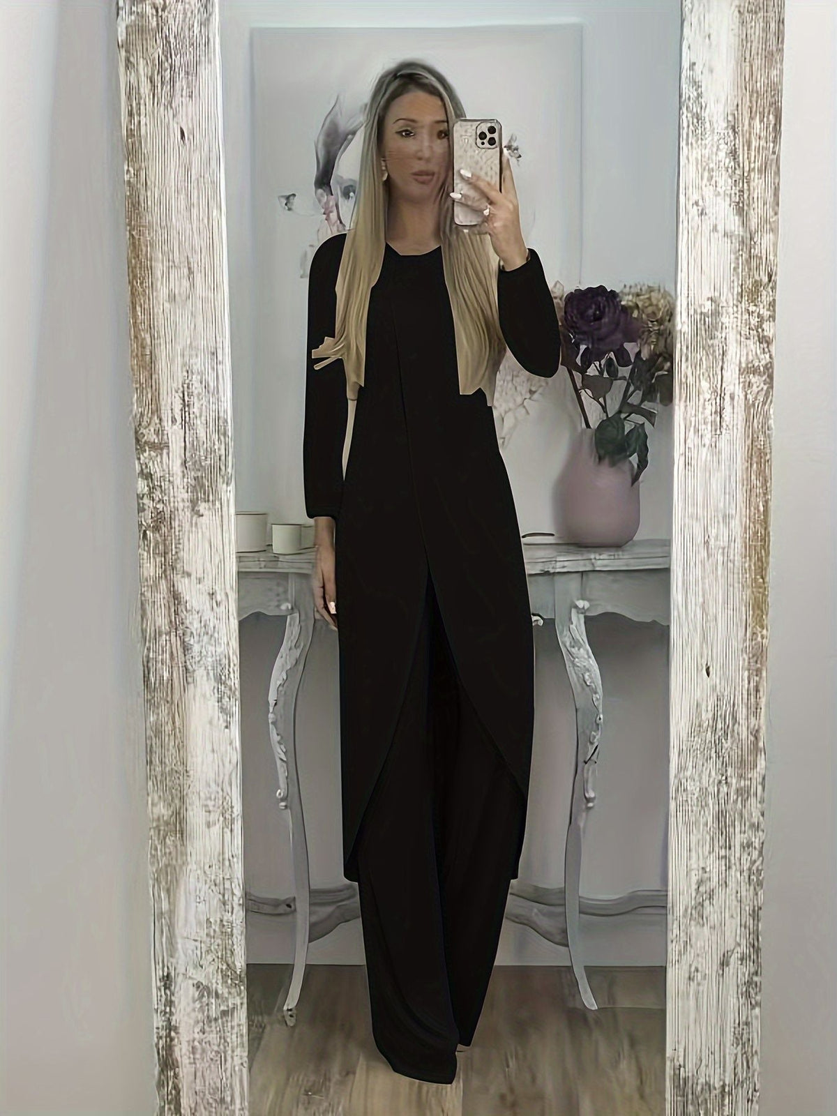 Casual Long Sleeve Two-piece Loose Round Neck