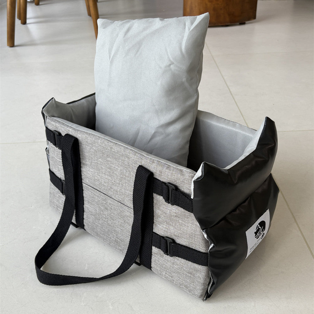Leather Dog Bed Cat Carrier And Car Seat Mat