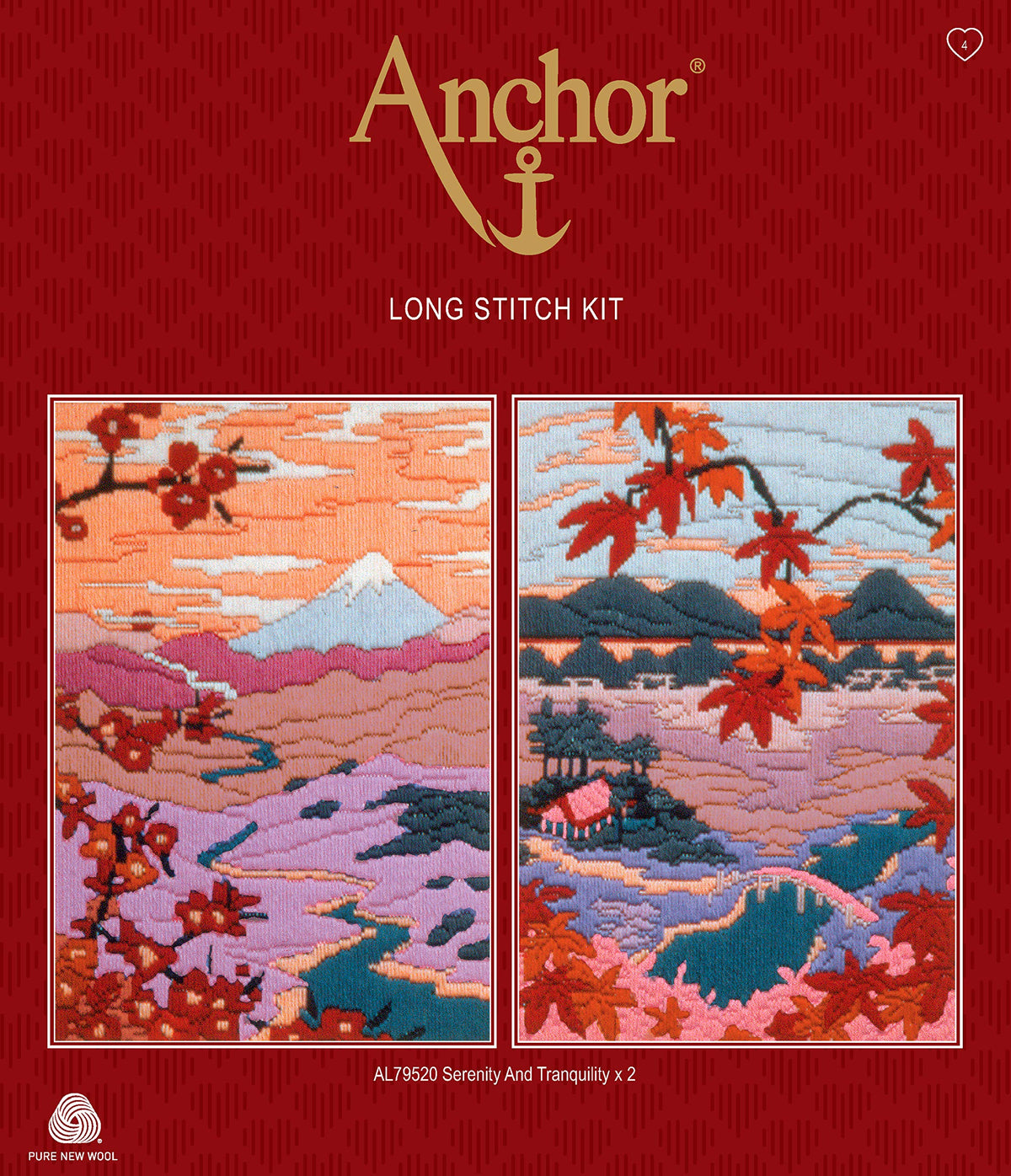 Anchor LS SerenityTranquillity, Set of 2, Assorted