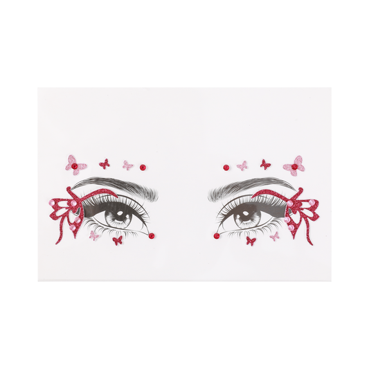 Mystical Butterfly Face Stickers | Self-Adhesive Vegan Gems
