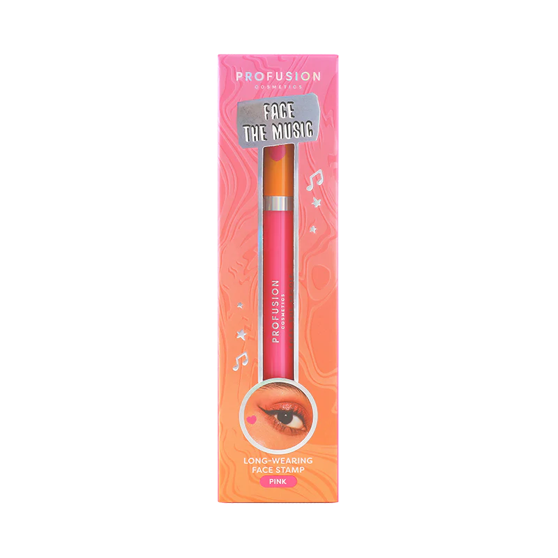 Face the Music Festival Face Stamp – Vegan Coloured Face Stamp