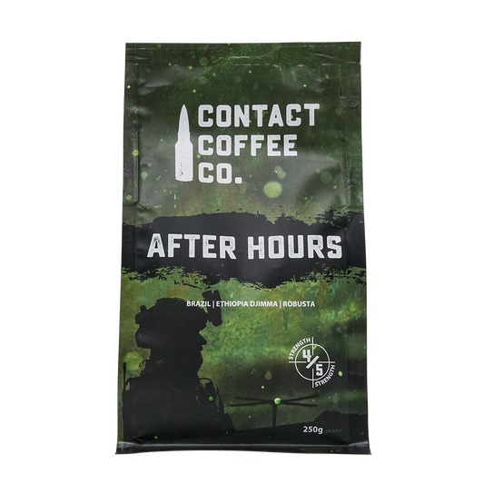 After Hours Coffee Blend – Brazil, Ethiopia & Robusta