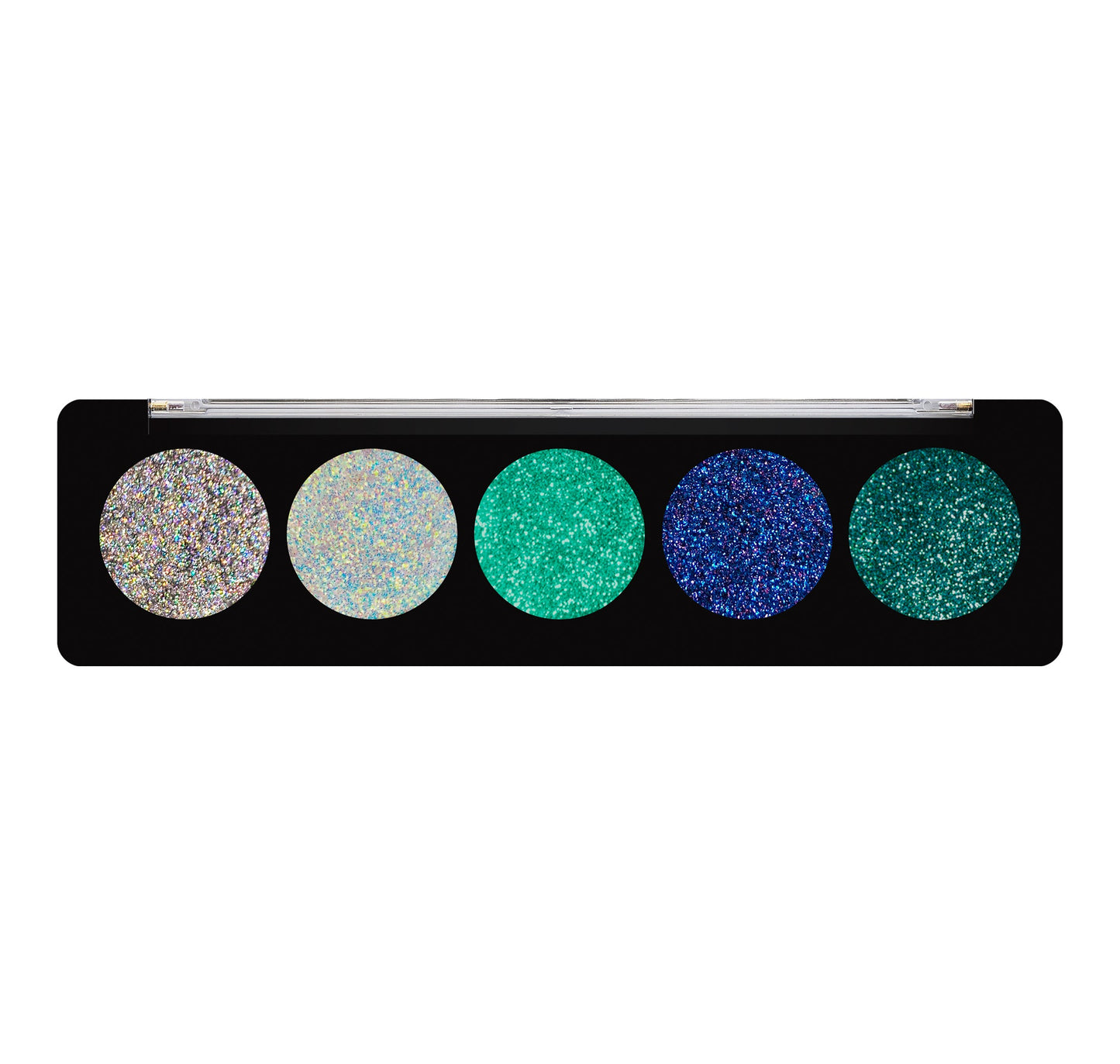 Glitter Gems 5-Shade Pressed Glitter Eyeshadow Palette | Vegan & Cruelty-Free