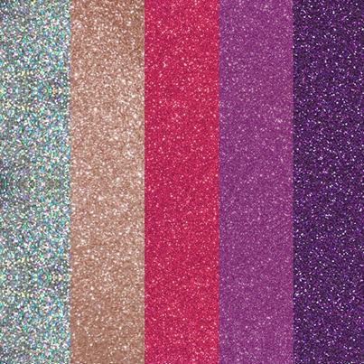 Glitter Gems 5-Shade Pressed Glitter Eyeshadow Palette | Vegan & Cruelty-Free