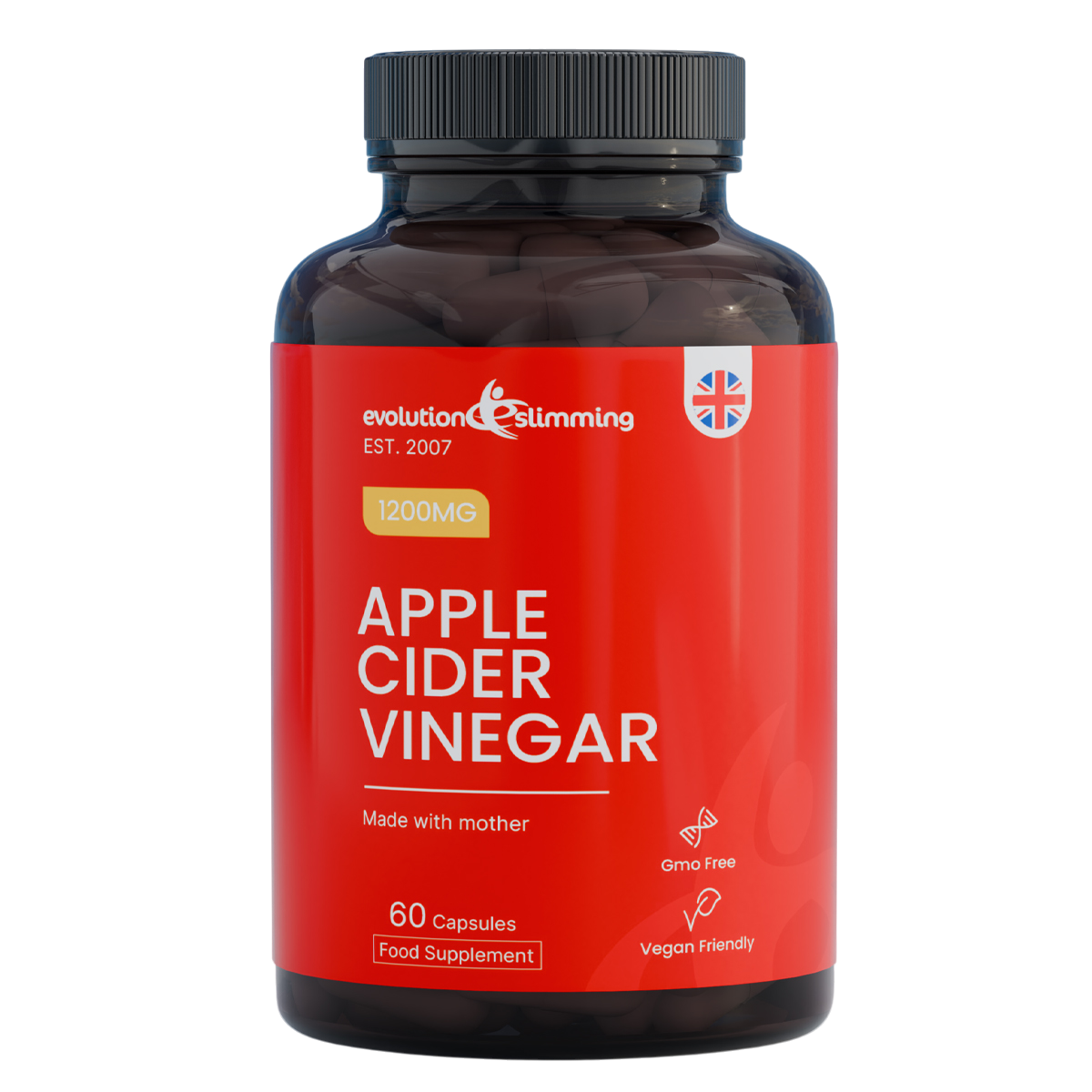 Apple Cider Vinegar 1200mg | Digestive Wellness & Weight Support