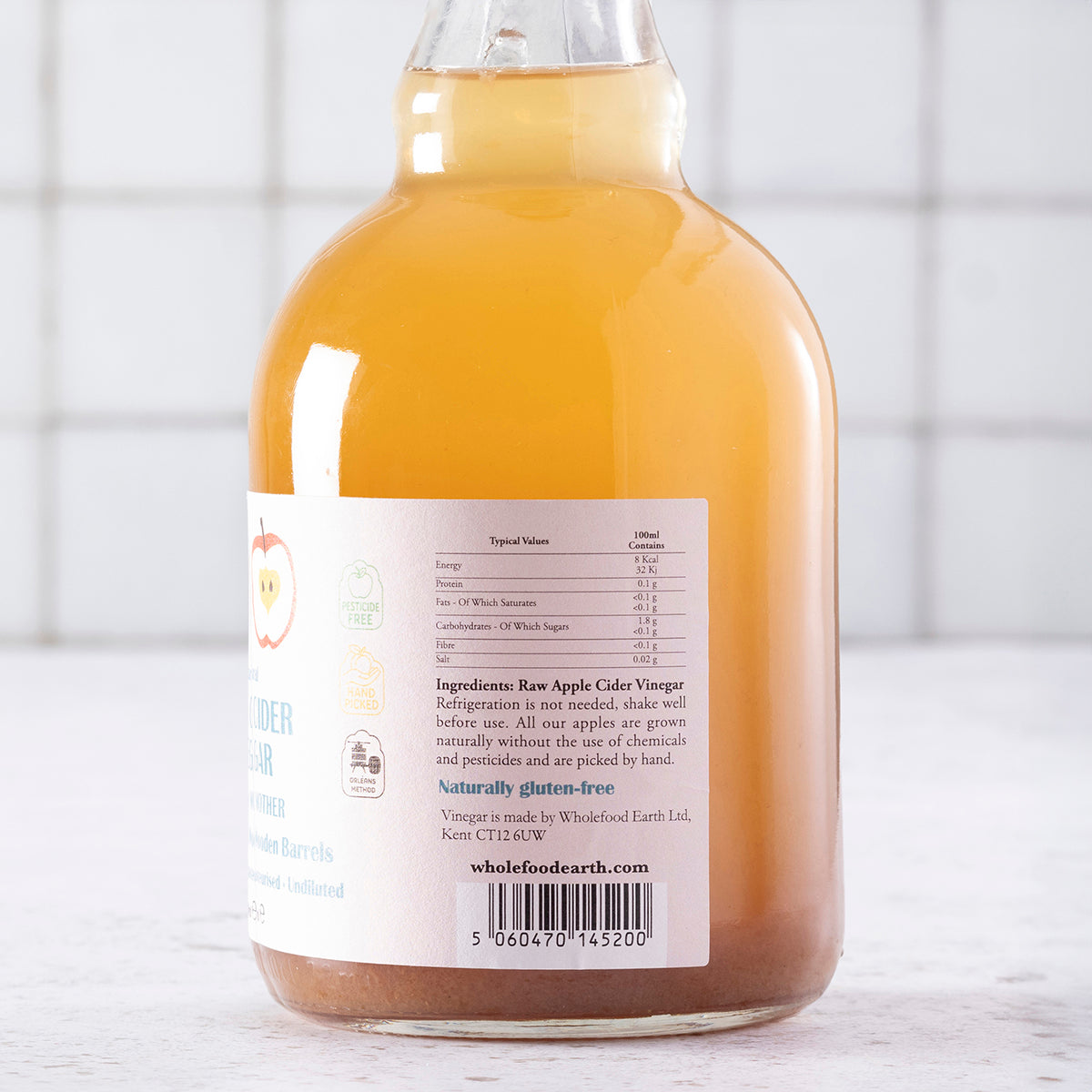Natürlicher Apfelessig 2 x 1L mit „Mutter“ | Roh | Unpasteurisiert | Ungefiltert | GVO-frei