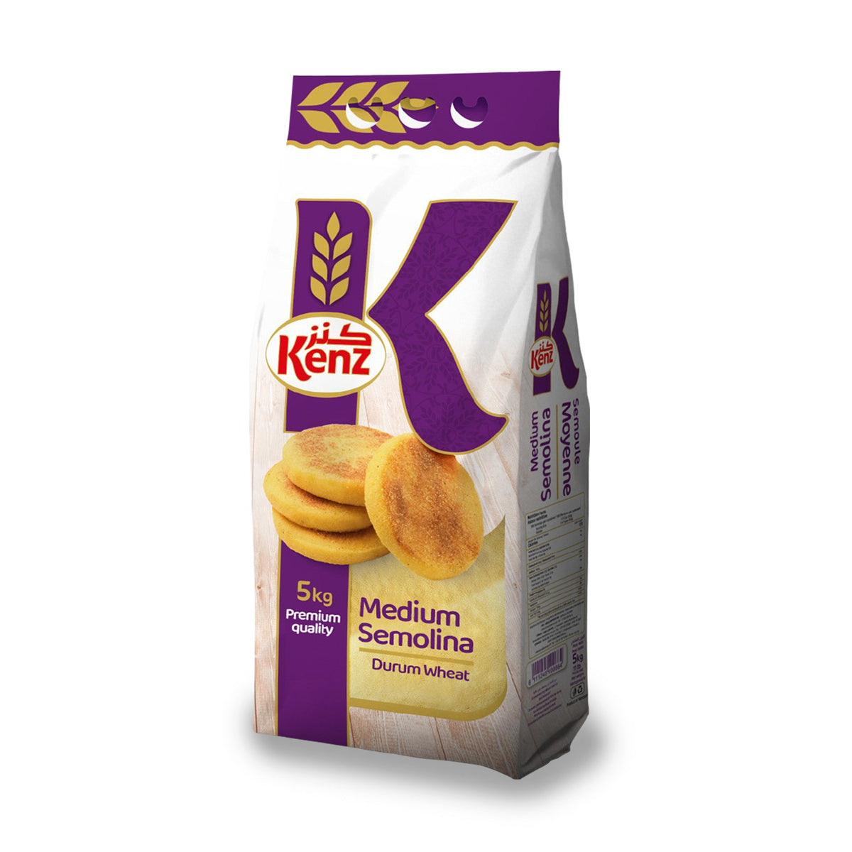 Kenz Medium Durum Semolina 5Kg Bag
