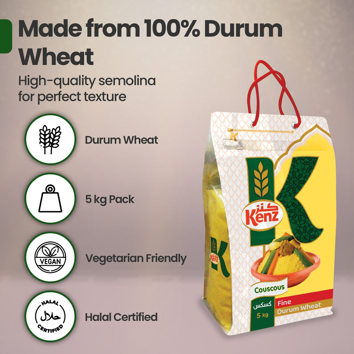 Kenz Fine Couscous Bag 5kg Bag