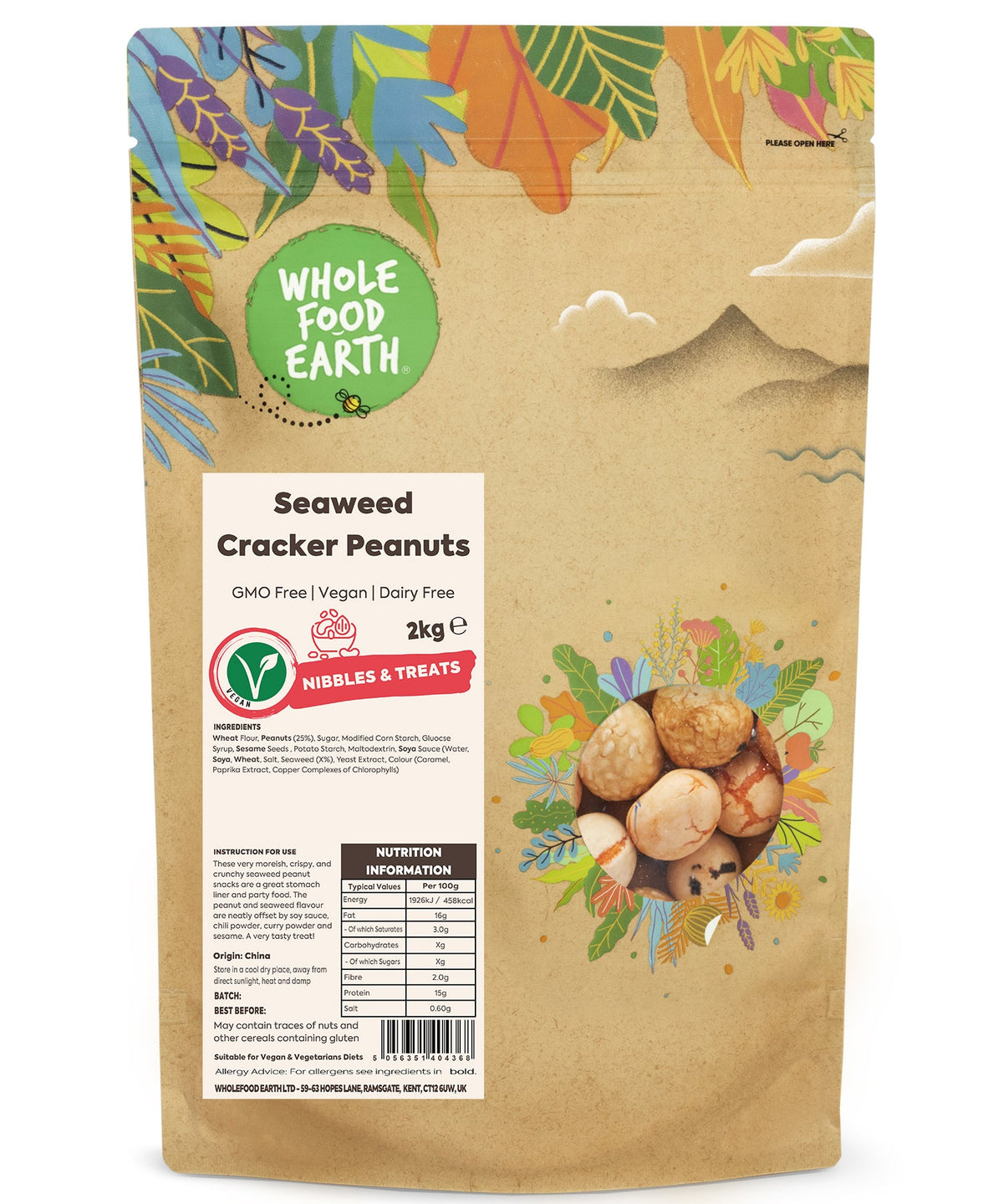 Seaweed Cracker Peanuts
