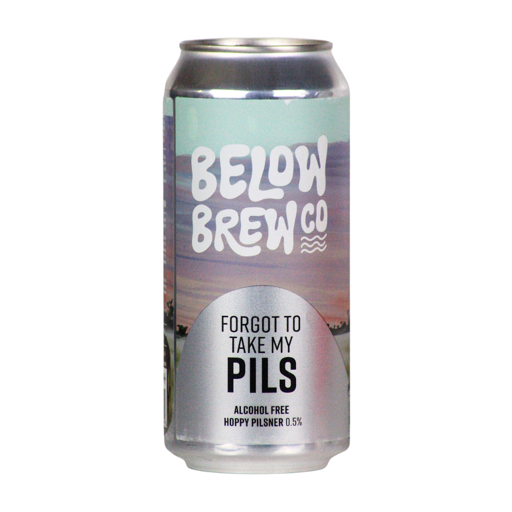 Below Brew Co Forgot To Take My Pils – Alcohol Free Hoppy Pilsner 0.5% (440ml)