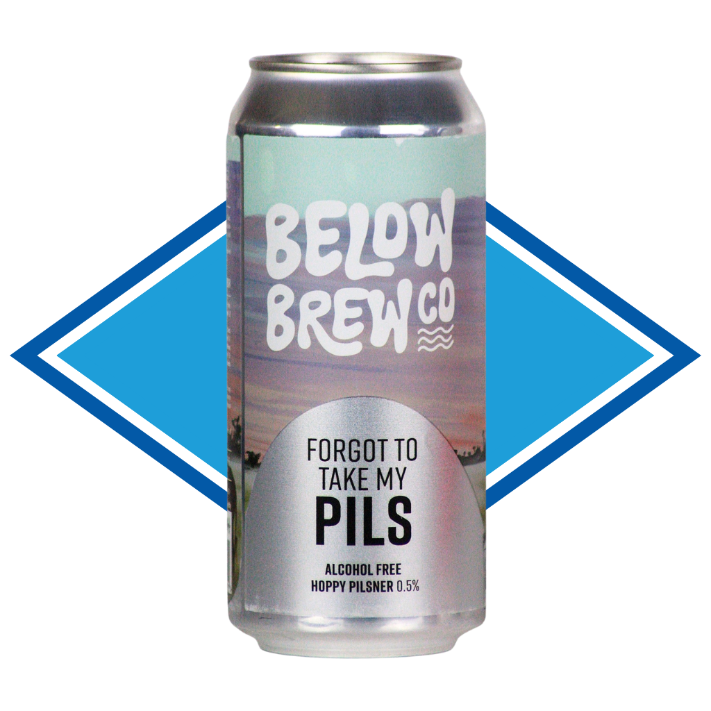Below Brew Co Forgot To Take My Pils – Alcohol Free Hoppy Pilsner 0.5% (440ml)