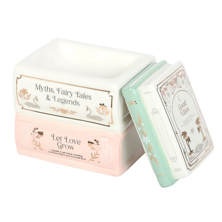 Book Stack Oil Burner