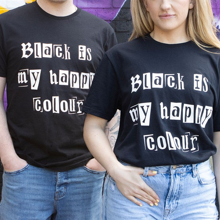Black is My Happy Colour Unisex T-shirt