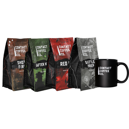 Contact Coffee Co. Recce Party — 4-Coffee & Free Mug Bundle