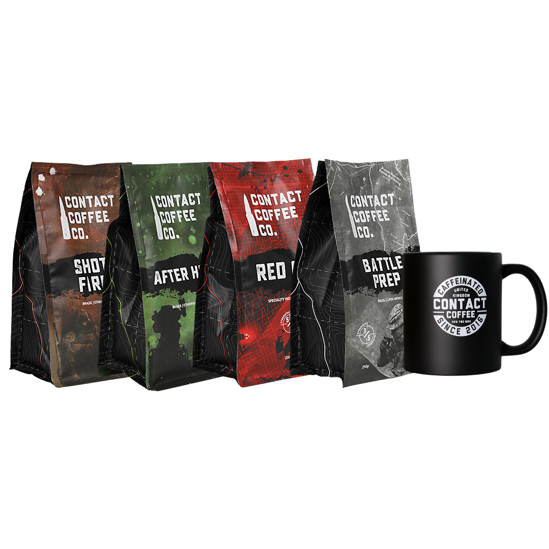 Contact Coffee Co. Recce Party — 4-Coffee & Free Mug Bundle