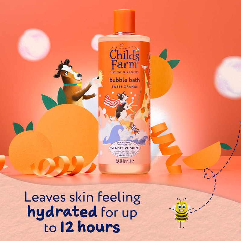 Child's Farm Bubble Bath Sweet Orange 500ml