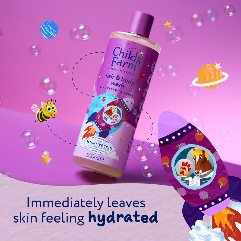 Child's Farm Hair & Body Wash – Blackberry & Apple | 500ml