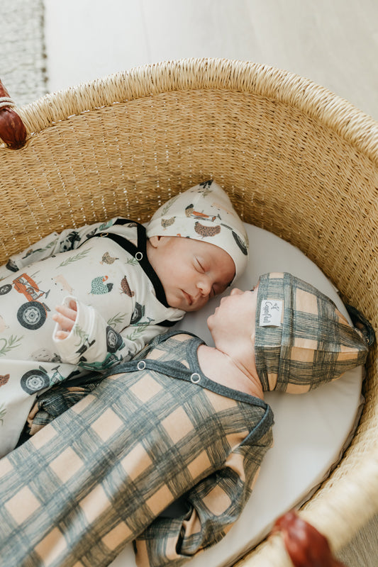 Copper Pearl Newborn Gown Jo