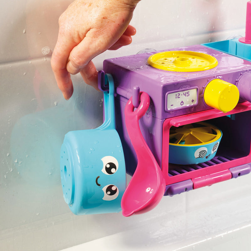 Tomy Toomies Bubble & Bake Bathtime Kitchen | Bath Toy for Toddlers 18m+