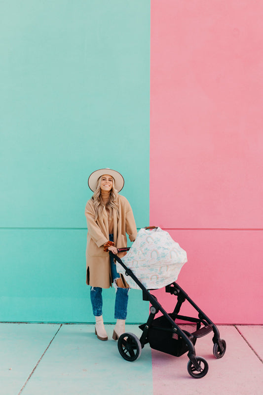 Copper Pearl Nursing & Car Seat Cover Whimsy