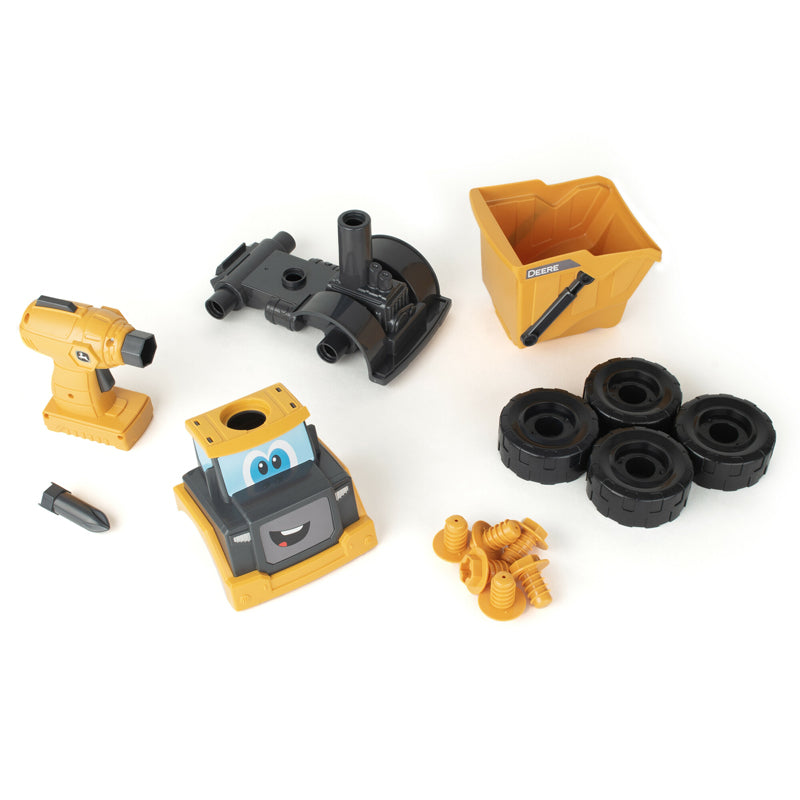John Deere Build a Dump Truck Construction Toy | 13-Piece Take Apart Set | 18 Months+