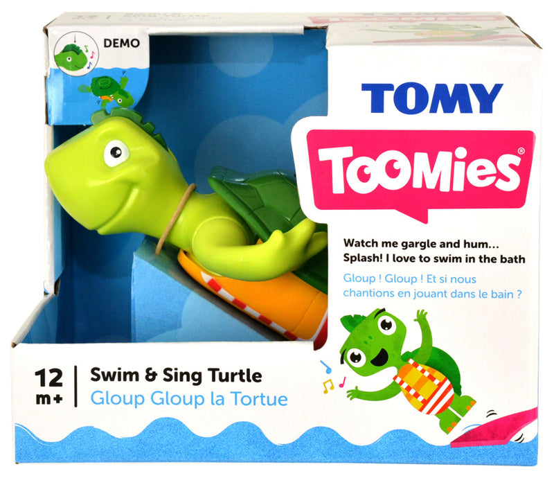 Tomy Toomies Bath Toy Swim and Sing Turtle