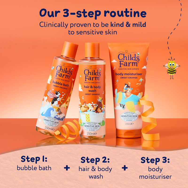 Child's Farm Bubble Bath Sweet Orange 500ml