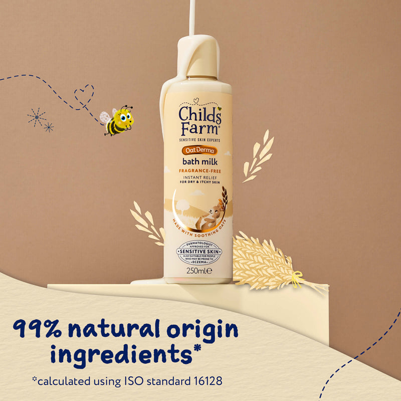 Child's Farm OatDerma Bath Milk 250ml | Eczema-Prone & Sensitive Skin