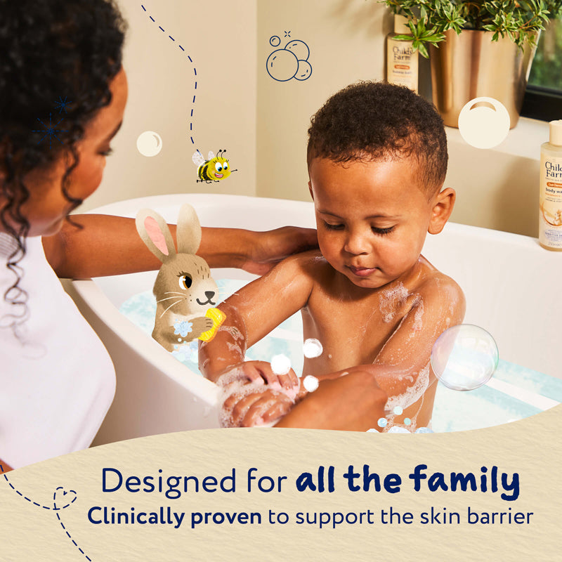 Child's Farm OatDerma Body Wash 250ml – Fragrance-Free, Eczema-Prone Skin