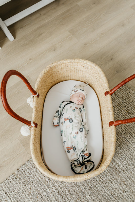 Copper Pearl Newborn Gown Jo