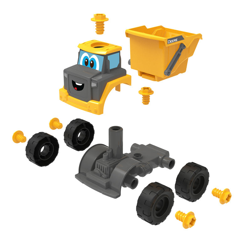 John Deere Build a Dump Truck Construction Toy | 13-Piece Take Apart Set | 18 Months+