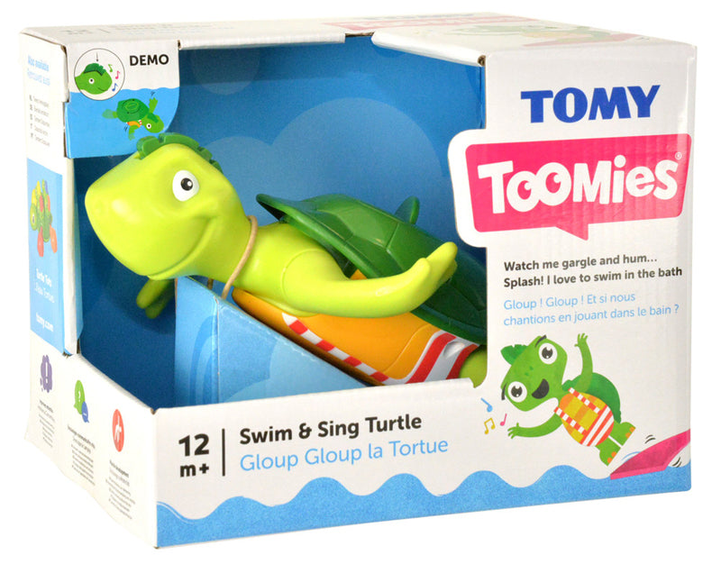 Tomy Toomies Bath Toy Swim and Sing Turtle