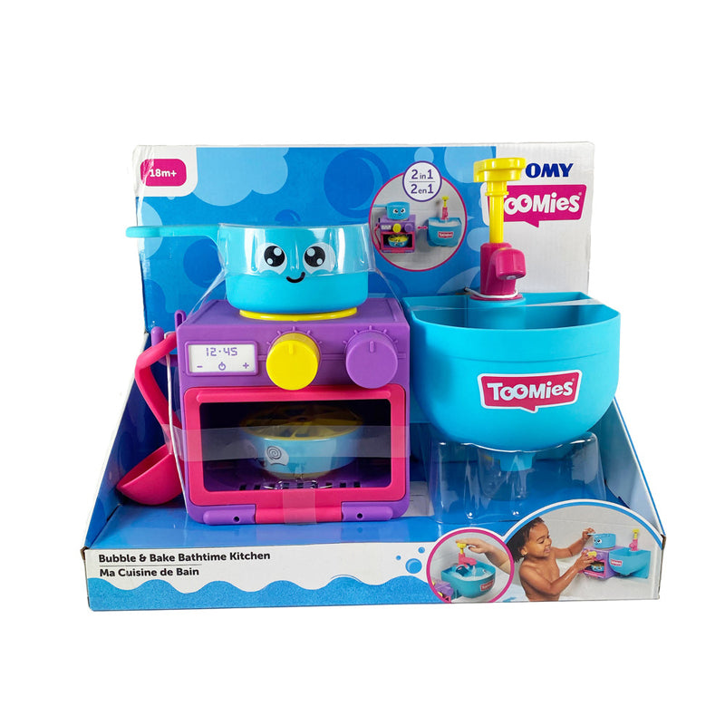 Tomy Toomies Bubble & Bake Bathtime Kitchen | Bath Toy for Toddlers 18m+