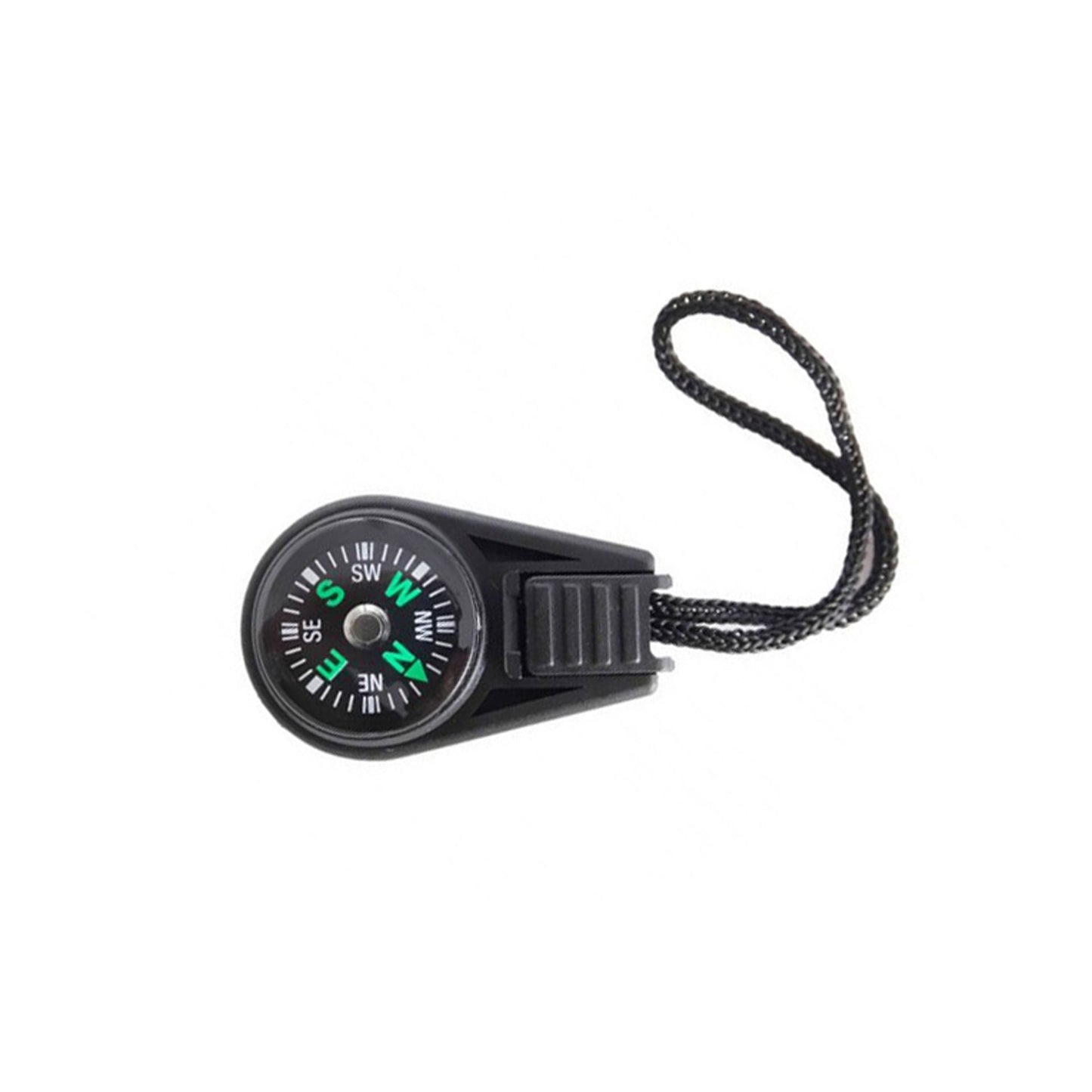 BasicNature Compass Zip Pull | Functional Zipper Extension with Compass