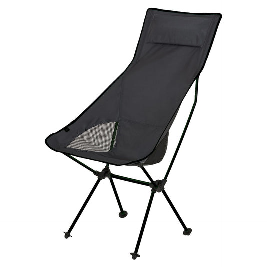 Basic Nature High Rest Travelchair Ultralight Folding Camping Chair