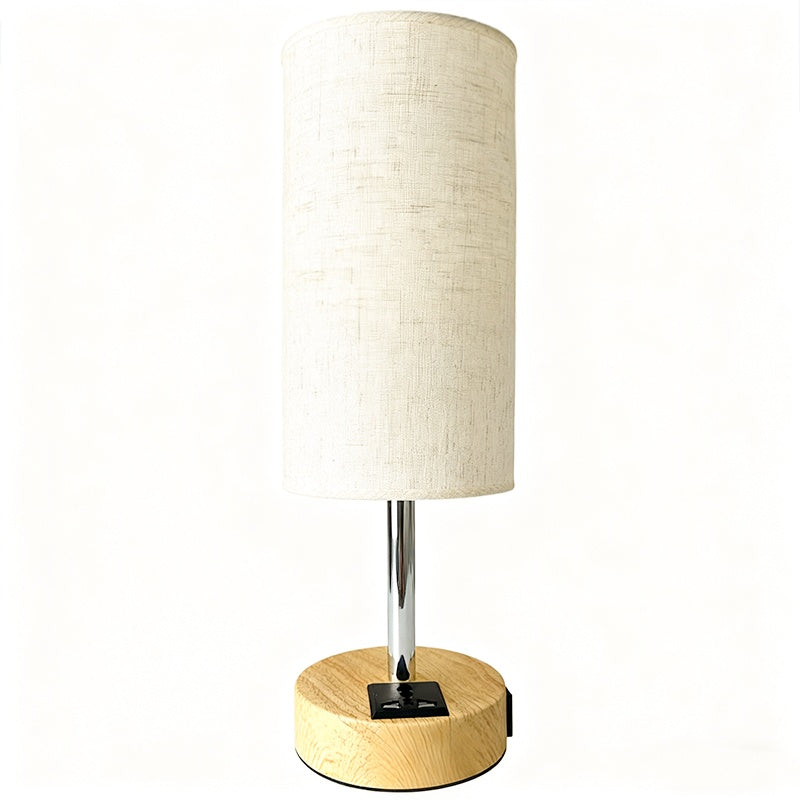 3 Way Dimmable Bedside Table Lamp with USB A & C Charging UK Plug Adjustable