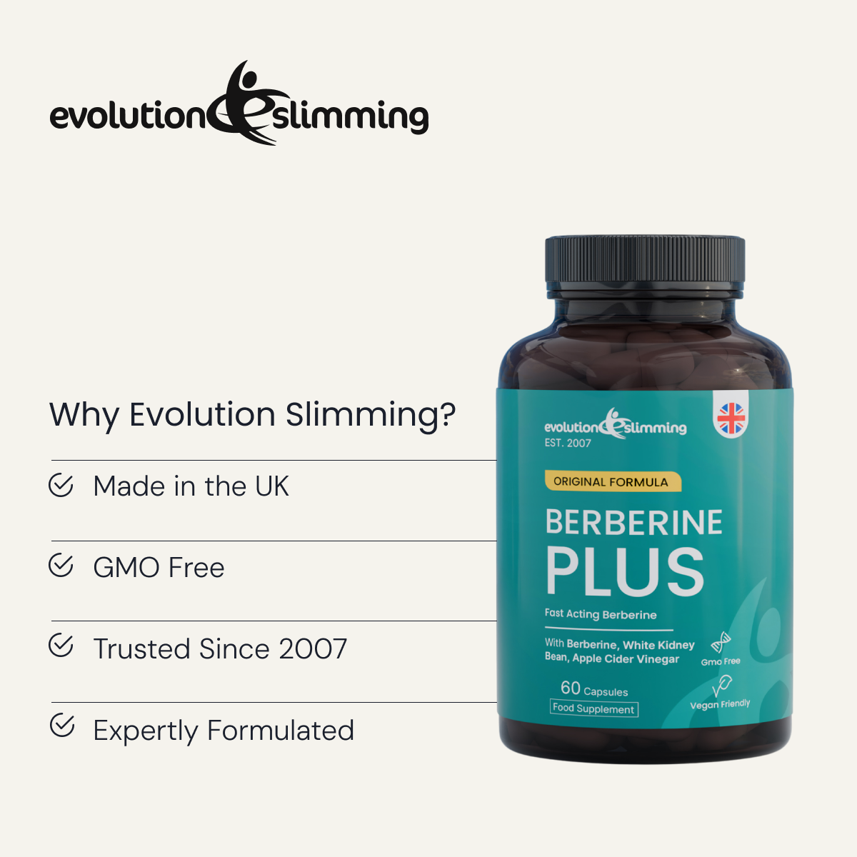 Berberine Plus 60 Capsules | Metabolism Balance & Wellness Support